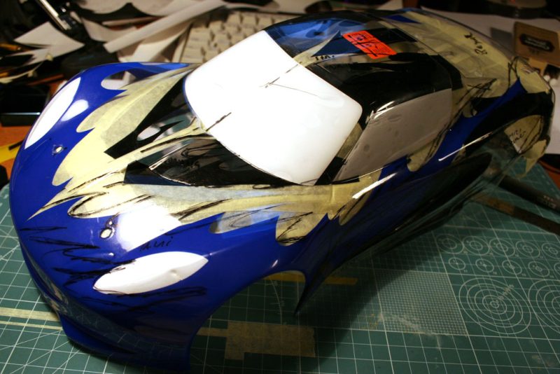 R/C Araba Kaportası Boyamak — 11