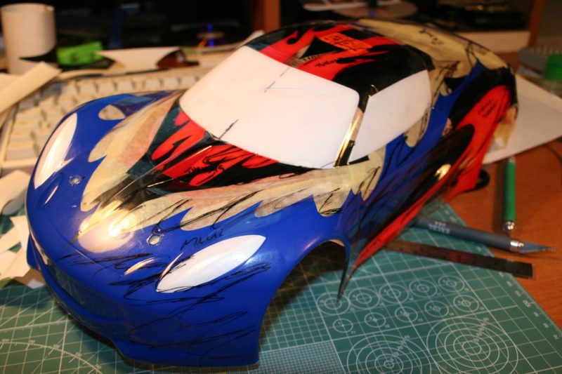 R/C Araba Kaportası Boyamak — 12