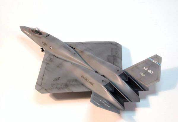 YF-23 Black Widow & Spider/ Italeri-Revell 1/72 — 7