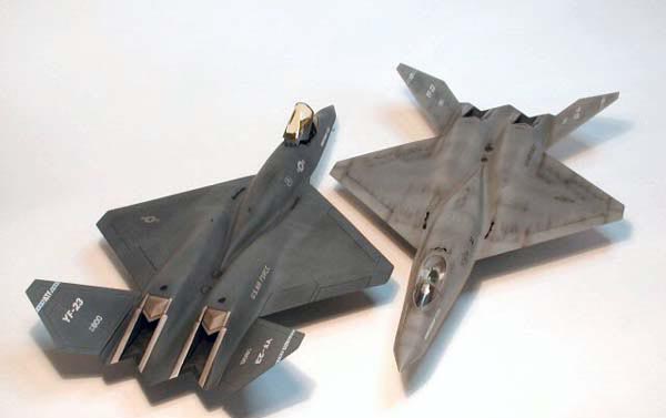 YF-23 Black Widow & Spider/ Italeri-Revell 1/72 — 19