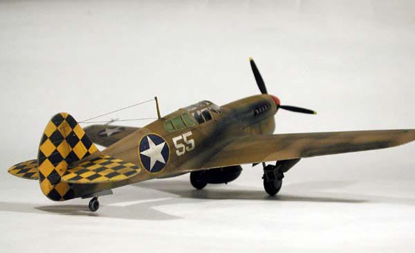 Curtiss P-40F Warhawk / AMT-ERTL 1/48