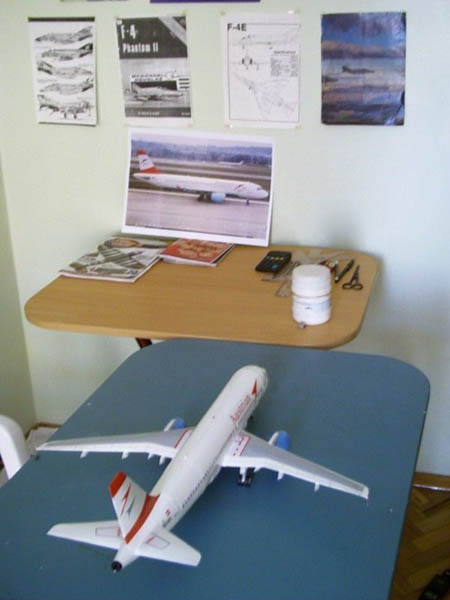 Airbus A-320-200 / Kağıt Model-El yapımı 1/68