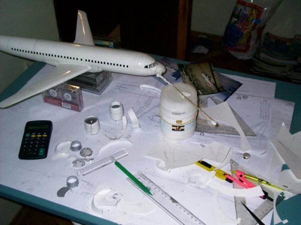 Airbus A-320-200 / Kağıt Model-El yapımı 1/68