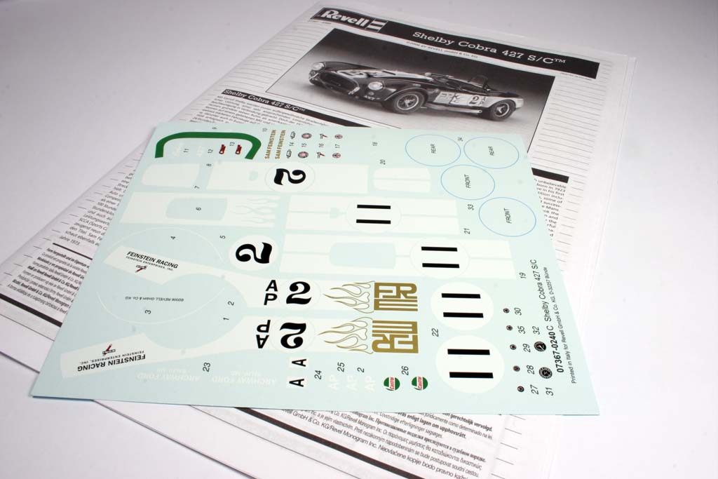 Shelby Cobra 427 S/C / Fujimi & Revell 1/24