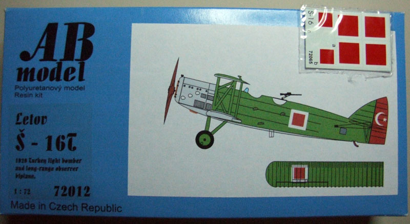 Letov S-16T / AB Model 1/72