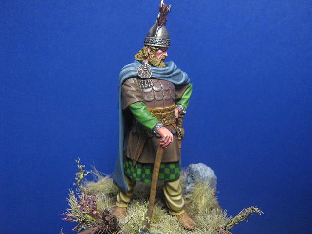 Kelt Kabile Şefi MÖ VII.yy / Pegaso Models 54mm , Beyaz Metal